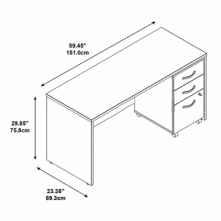 Factory Supply Wooden Furniture Office Computer Desk