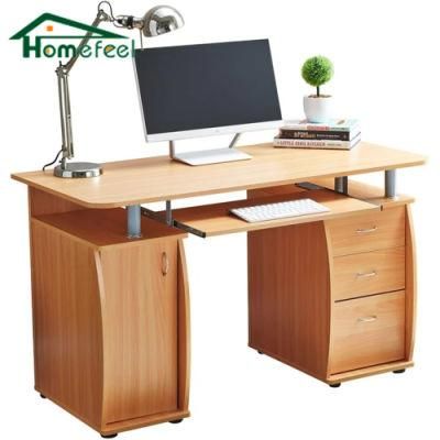 Office Study Table Computer Gaming Desk Wholesale with CPU Cabinet