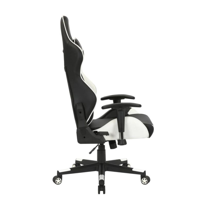 Supported Adjustable Armrest and Adjustable Height Swivel Gaming Chair