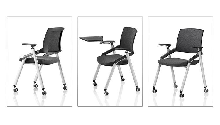 High Quality Conference Student Training Meeting Chair with Tablet Writing Pad