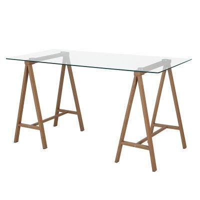 Factory Price Home Office Glass Computer Desk