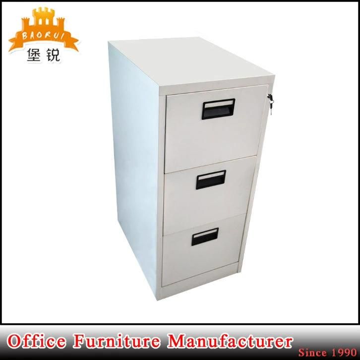 Vertical A4 File 3 Drawer Metal Office Furniture Filing Cabinet