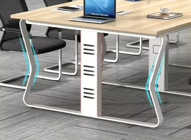 Modern Commercial Furniture MFC Melamine Wooden Office Conference Tables for Boardroom