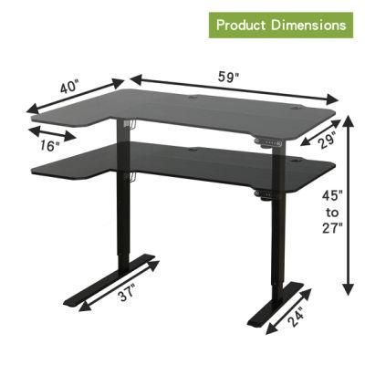 Elites Gold Supplier Wholesale Home Furniture Office Table Electric Height Adjustable Desk for Sale