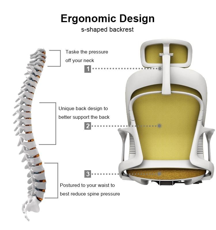 Ergonomic Chair Office Mesh Chair Computer Chair