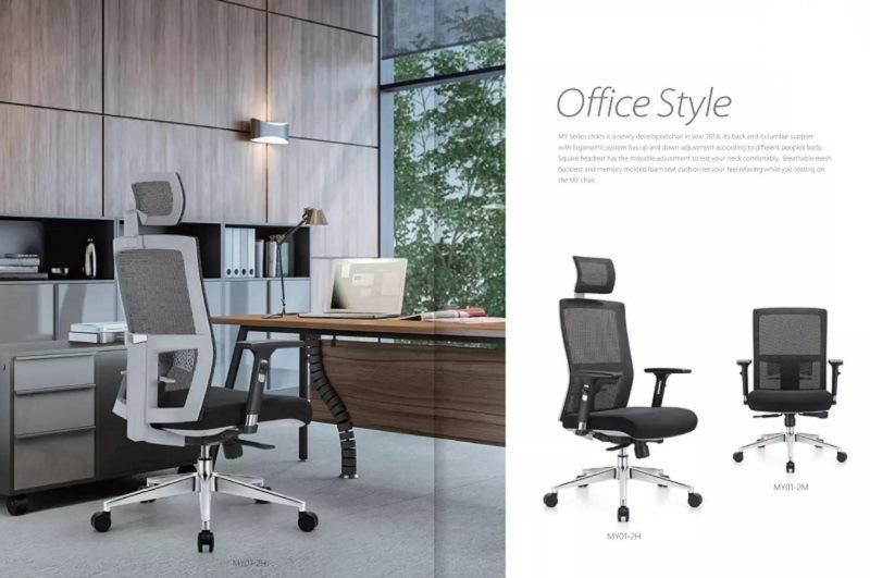 High Tech American Standard Fabric Mesh Office Chairs with Adjustable Armrest