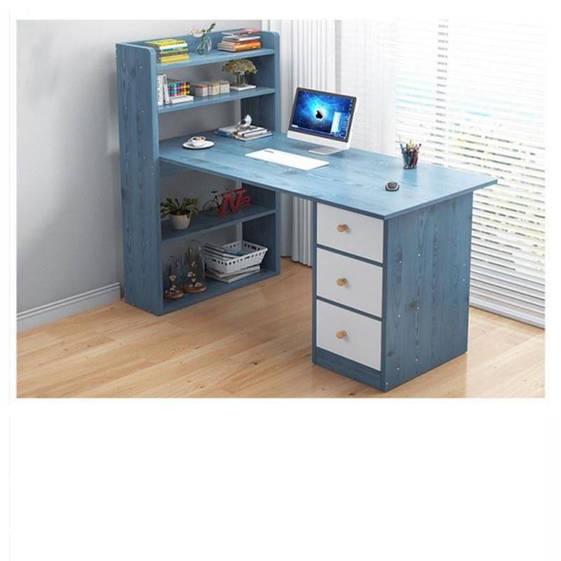 Wardrobe with Computer Desk Desktop Corner Desk Bookshelf