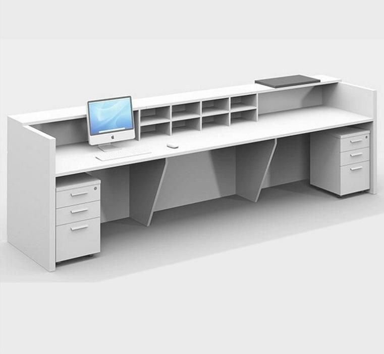 Hl-035 2021 Top Quality Mix Color Salon Reception Table Consult Table for Sale Cashier Desk Check-out Counter Checkstand