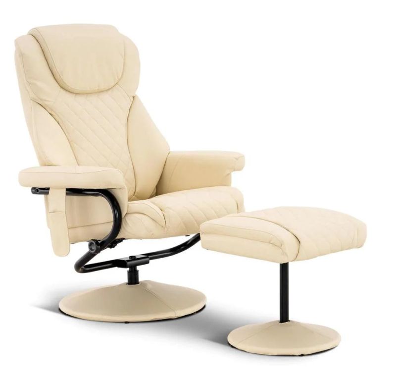 Reclining Lazy Man Leisure Chair Swivel Lounge Chair with Leg Rest