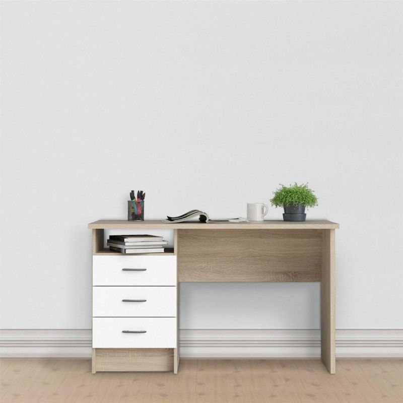 Nova Luxury Modern Wooden Panel I Shape Office Table Office Furniture Executive Desk