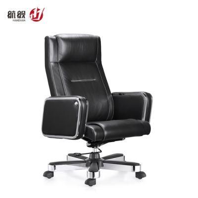 Boss Armchair Black Luxury Executive Leather Office Chair