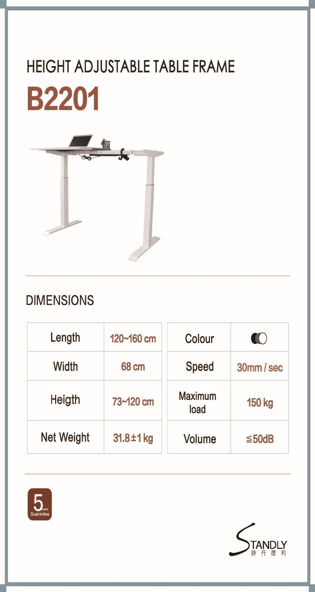 Electric Lift Table Standing Computer Desk Office Desk Home Desk Mobile Desk Bedroom Learning Desk