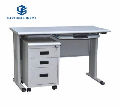 Steel Office Table Good Office Desk with Movable Underdesk Drawer Cabinet