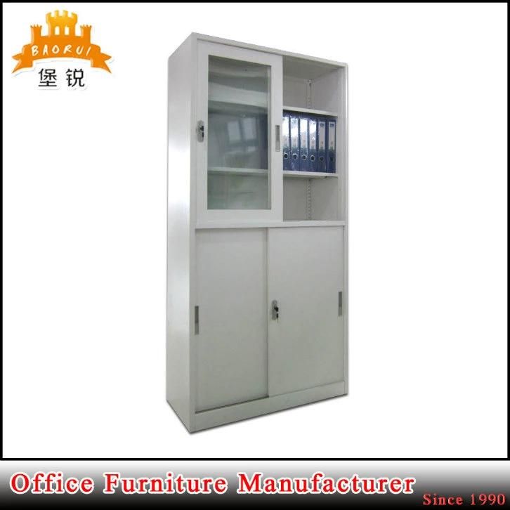 Fas-019 Sliding Glass Door Bookcase Metal Office Filing Cabinet