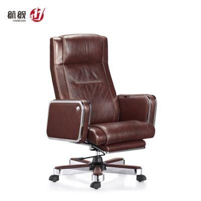 Boss CEO Ergonomic Genuine High Back Luxury Executive Leather Office Chair