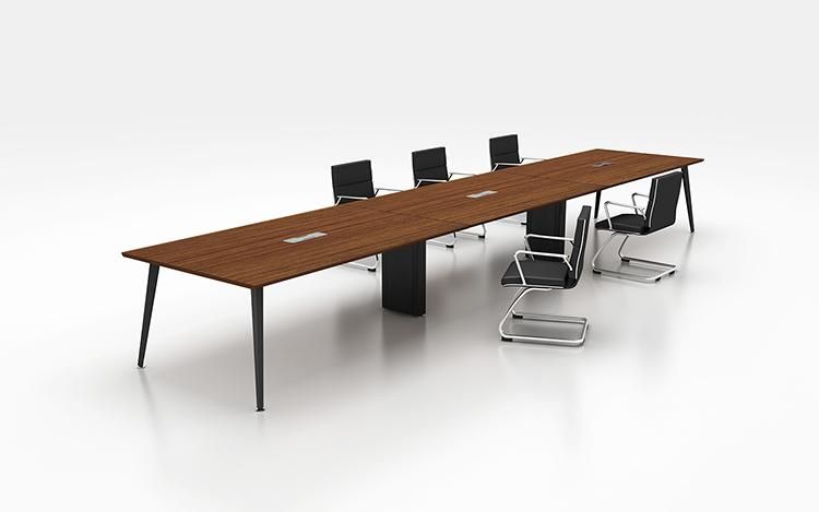 Foshan Office Furniture Manufacturers High Quality 6 Seats Modular White Conference Meeting Table