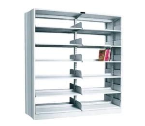 Top Quality Office School Library Use Metal Shelf Double Side 6 Layers Book Display Shelf