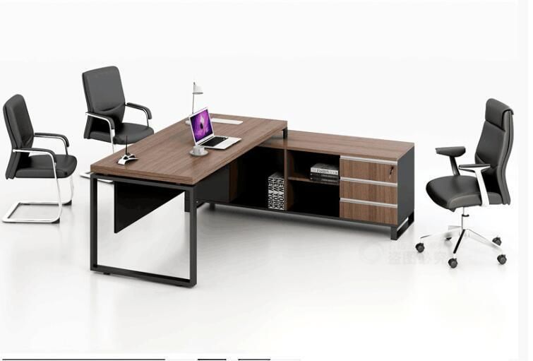 Metal Legs Modern Office Furniture Wooden Executive Table