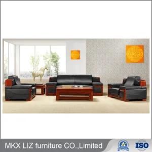 Large Size Executive Room Wooden Office Sofa Sets in 1+1+3 (S023)