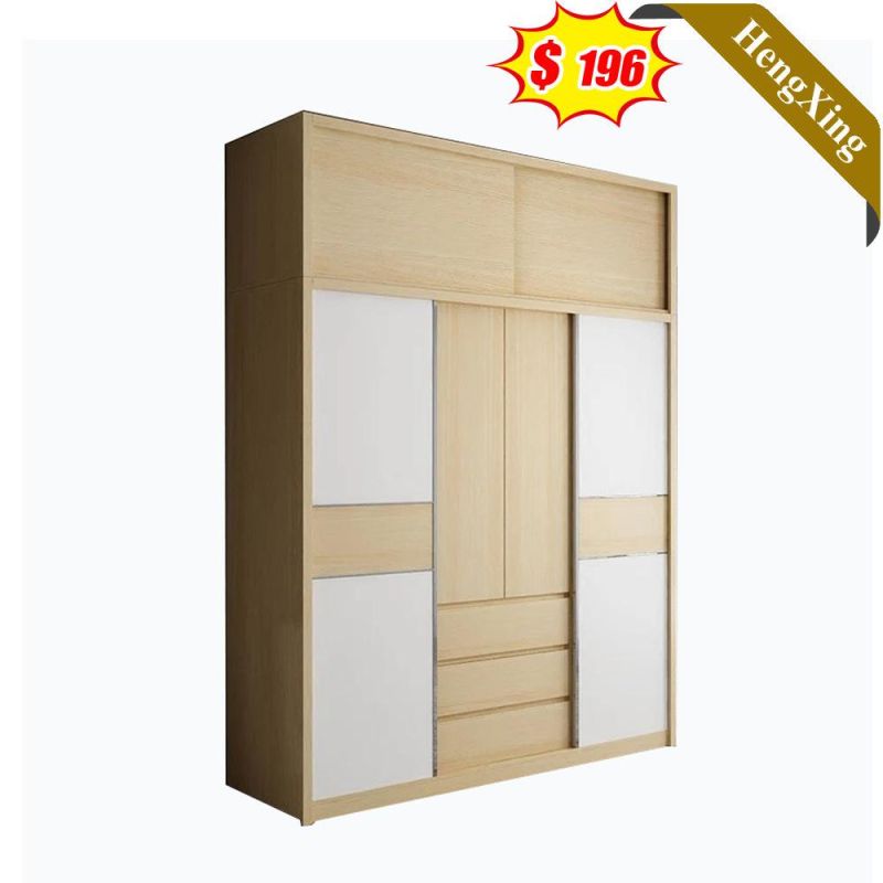 Good Price Mixed Color Nordic Style Home Customized Furniture Wooden Wardrobe