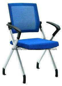 School Learning Furniture Upholstered Arm Nesting Office Mesh Training Chair (LB2006-3)