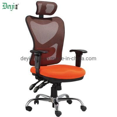 Heacy Duty Meachanism Mesh Back Headrest Available Chrome Base Nylon Caster Manager Executive Office Chair