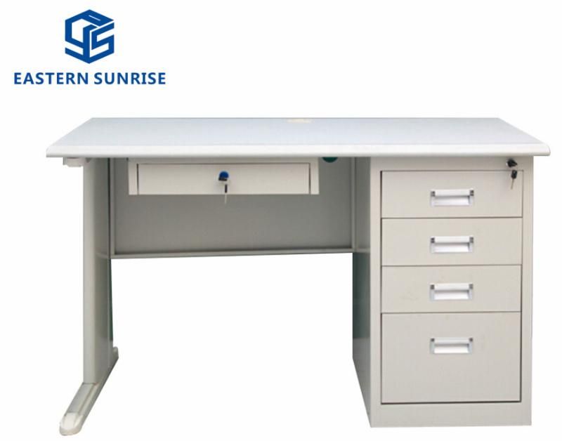Modern Furniture Steel Computer Desk with Storage Drawer