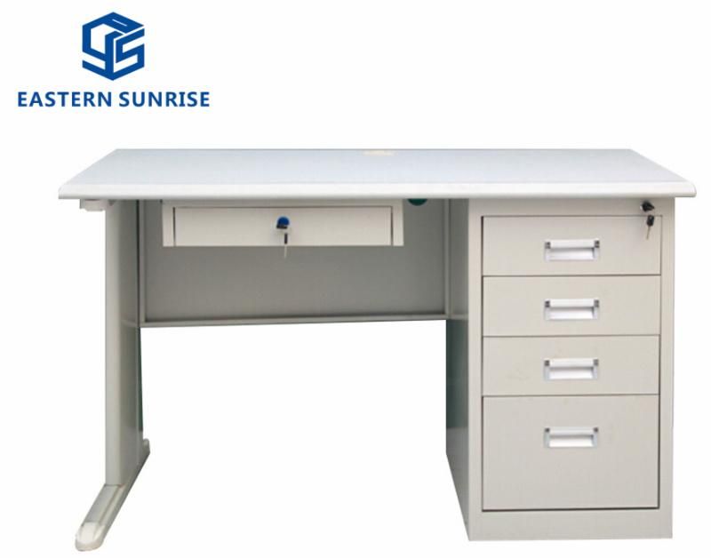 Modern Furniture Steel Computer Desk with Storage Drawer