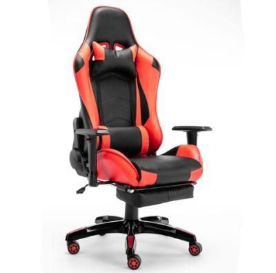 Butterfly Mechanism Reclining Swivel Gaming Chair with Footrest