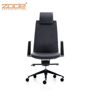 Zode Classic PU Genuine Leather Armchair Executive Swivel Manager Office Chair
