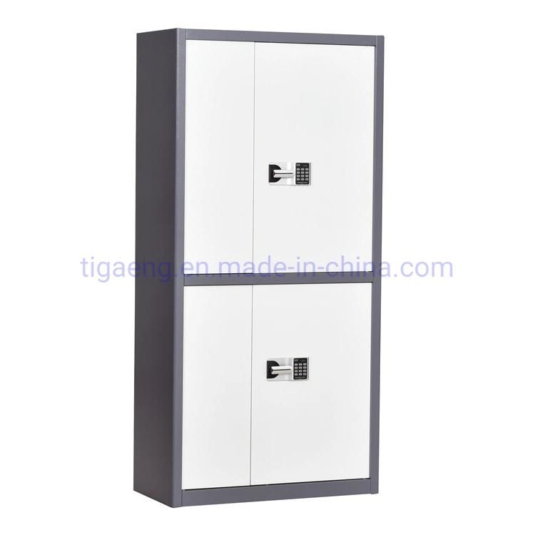 High Quality Cheap Hot Sale Two Door Metal Four Storage Layer Confidential Cabinet Safe