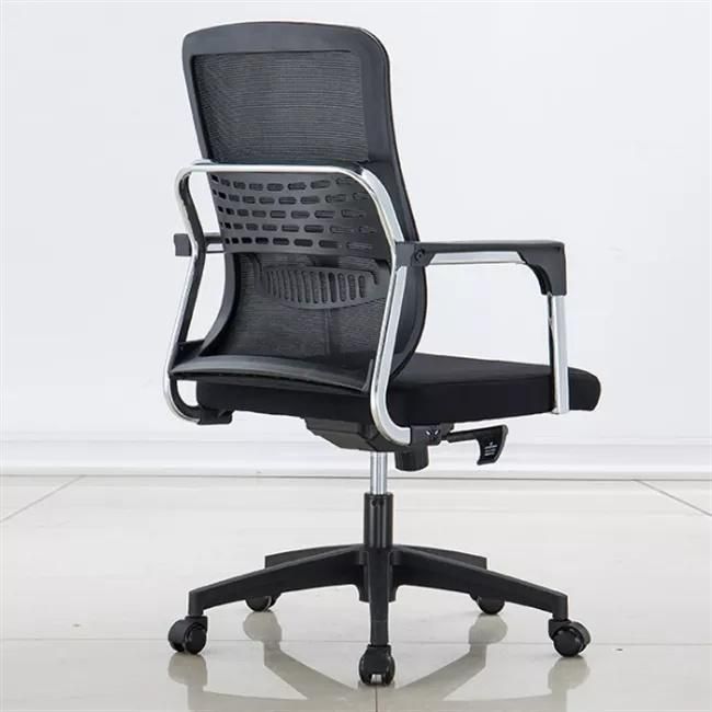 Smart PU Castor Samll Apartment Computer Chair Ergonomic Executive Lift Adjustable Mesh Swivel Office Chair