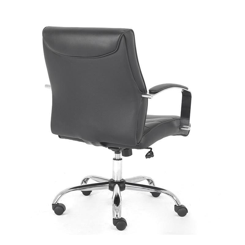 Factory Wholesale Middle Back PU Leather Office Executive Chair