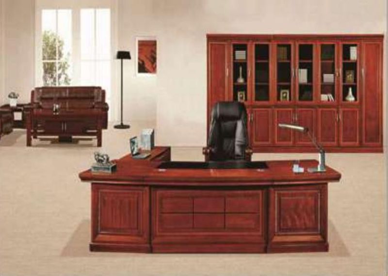 Cheap Price MDF High Quality Wooden Veneer CEO Office Computer Desk (SZ-OD508)