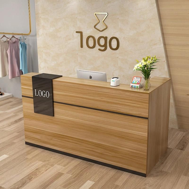 Hl-036 2021 Top Quality Mix Color Salon Reception Table Consult Table for Sale Cashier Desk Check-out Counter Checkstand