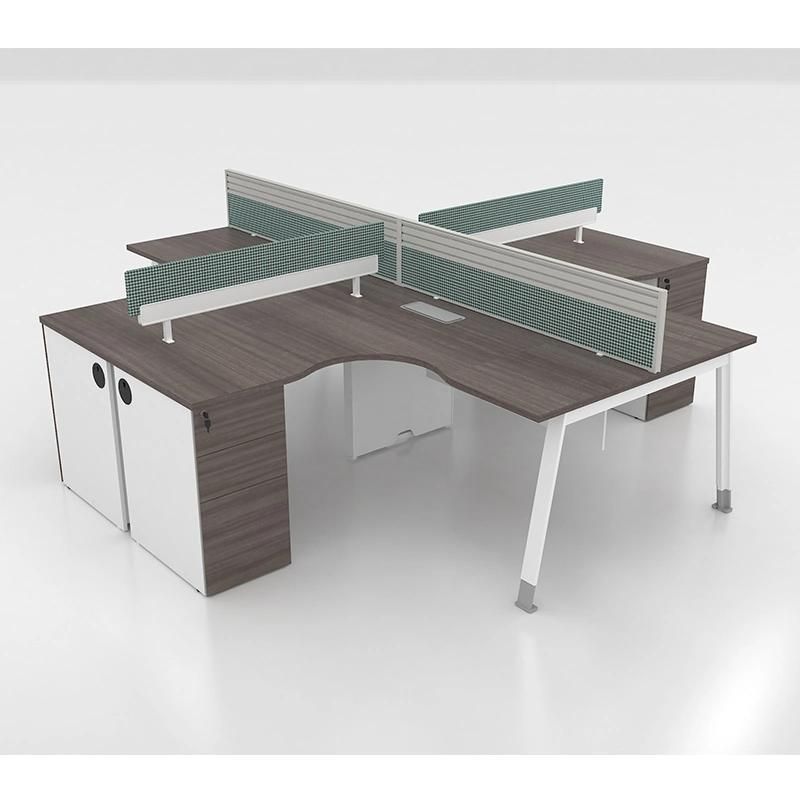 High Quality Modern Office Desk Furniture 8 Person Workstations