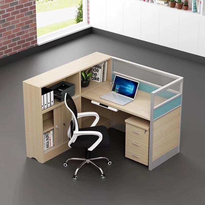 Modern Office Desk Furniture Melamine 4 Person Office Workstations
