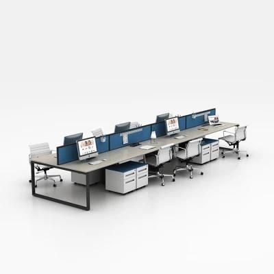 Manufacturer Price Office Workstation Desk for 8 Person People
