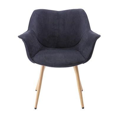 Home Furniture Living Room Set Seater Fabric Velvet Coffee Chairs Cafe Single Sofa