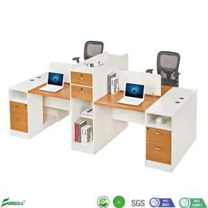 Commercial Furniture Modern Workstation Desk Modular Office Furniture with Open File Cabinet