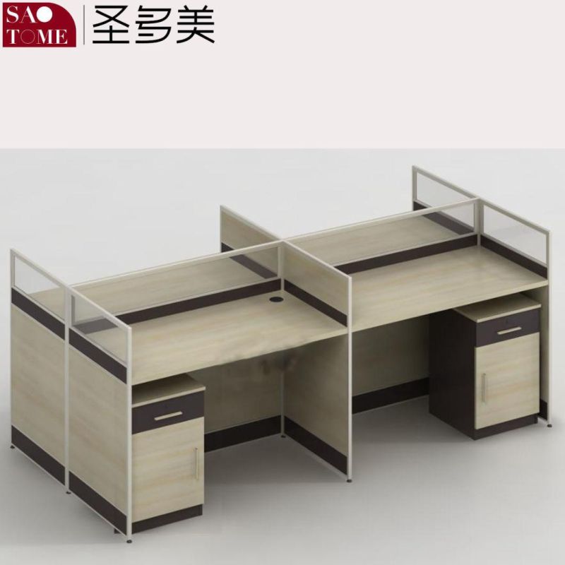 Office Furniture Opposite 4-Person Office Desk