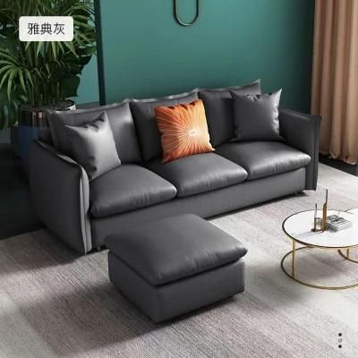 208 L 77 W 82 H 3 Seat Cloth Fabric Commercial Sofa for Living Room