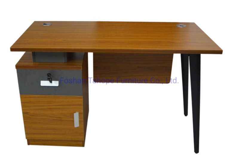 New Products Promotion Modern Melamine Home Office Furniture Wholesale Metal Staff Writing Computer Desk