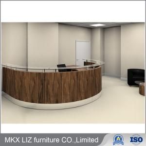 Semi-Circle Shape Reception Table Design Office Furniture (AM-122)