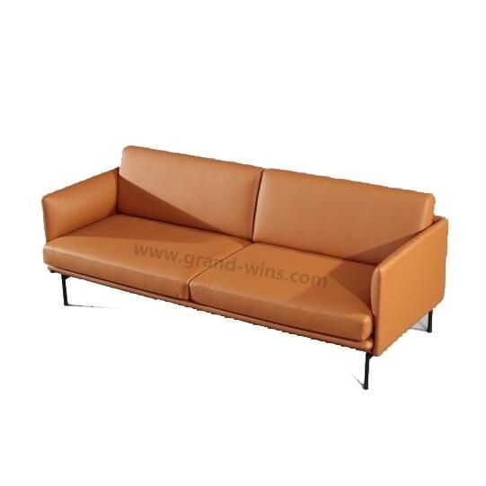Modern Furniture Lounge Leather Couch Sofa for Drawing Room
