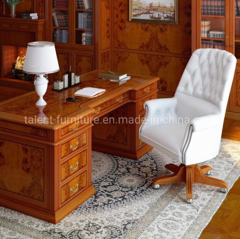 High Quality Classic Style Office Desk, Luxury Home Office Table