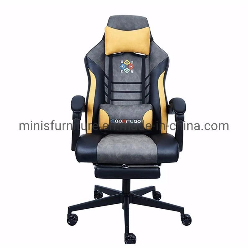 (MN-OC322) Office/Home Furniture High Back Swivel Yellow/Black Racing Game Chair
