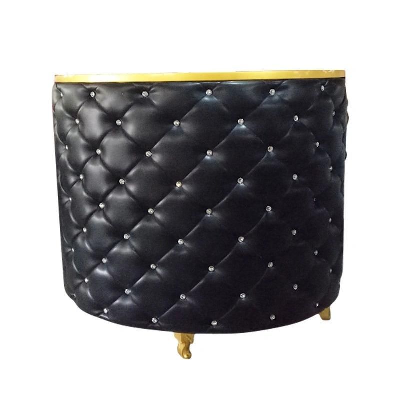 Hl-029 2021 Top Quality Mix Color Salon Reception Table Consult Table for Sale Cashier Desk Check-out Counter Checkstand