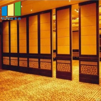 Hotel Sound Proof Sliding Partition Wall System / Banquet Hall Acoustic Folding Room Partitions