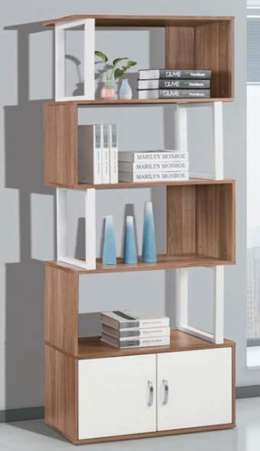 Modern Style Home or Book Shelf Wood Rack Size-Customized Bookcase